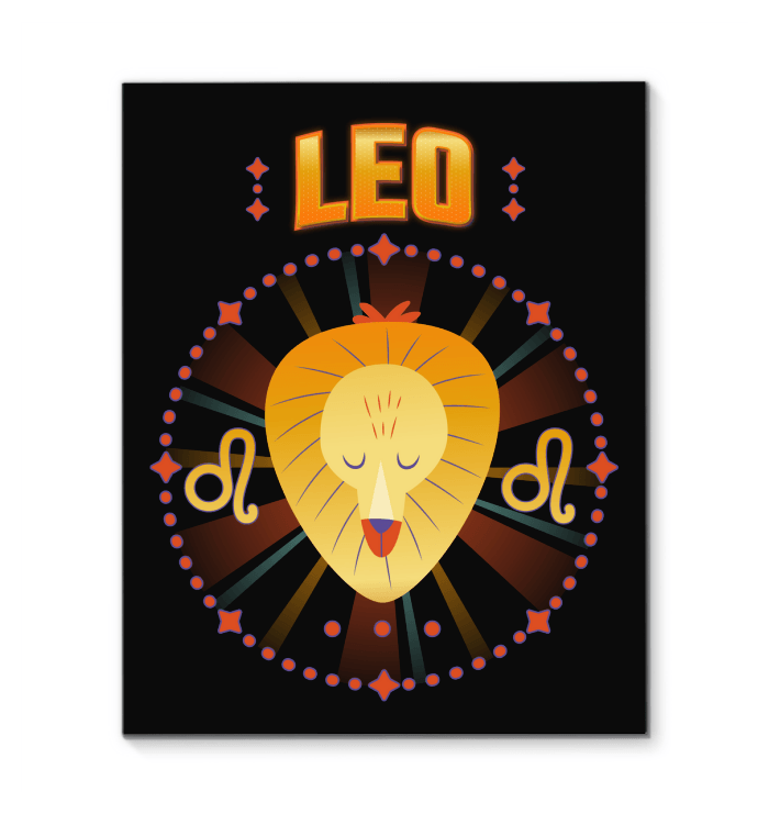 Leo Wrapped Canvas | Zodiac series 1 - Beyond T-shirts