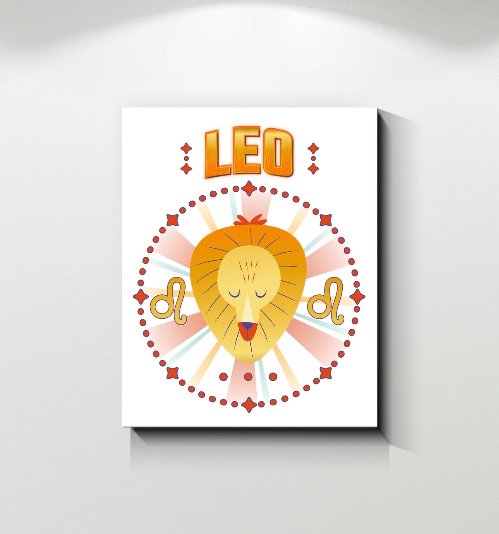 Leo Wrapped Canvas | Zodiac series 1 - Beyond T-shirts