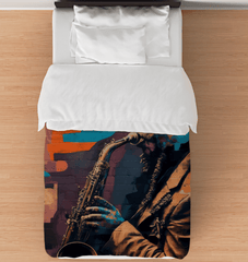 Let The Sax Speak Comforter - Twin - Beyond T-shirts