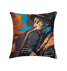Let The Sax Speak Indoor Pillow - Beyond T-shirts