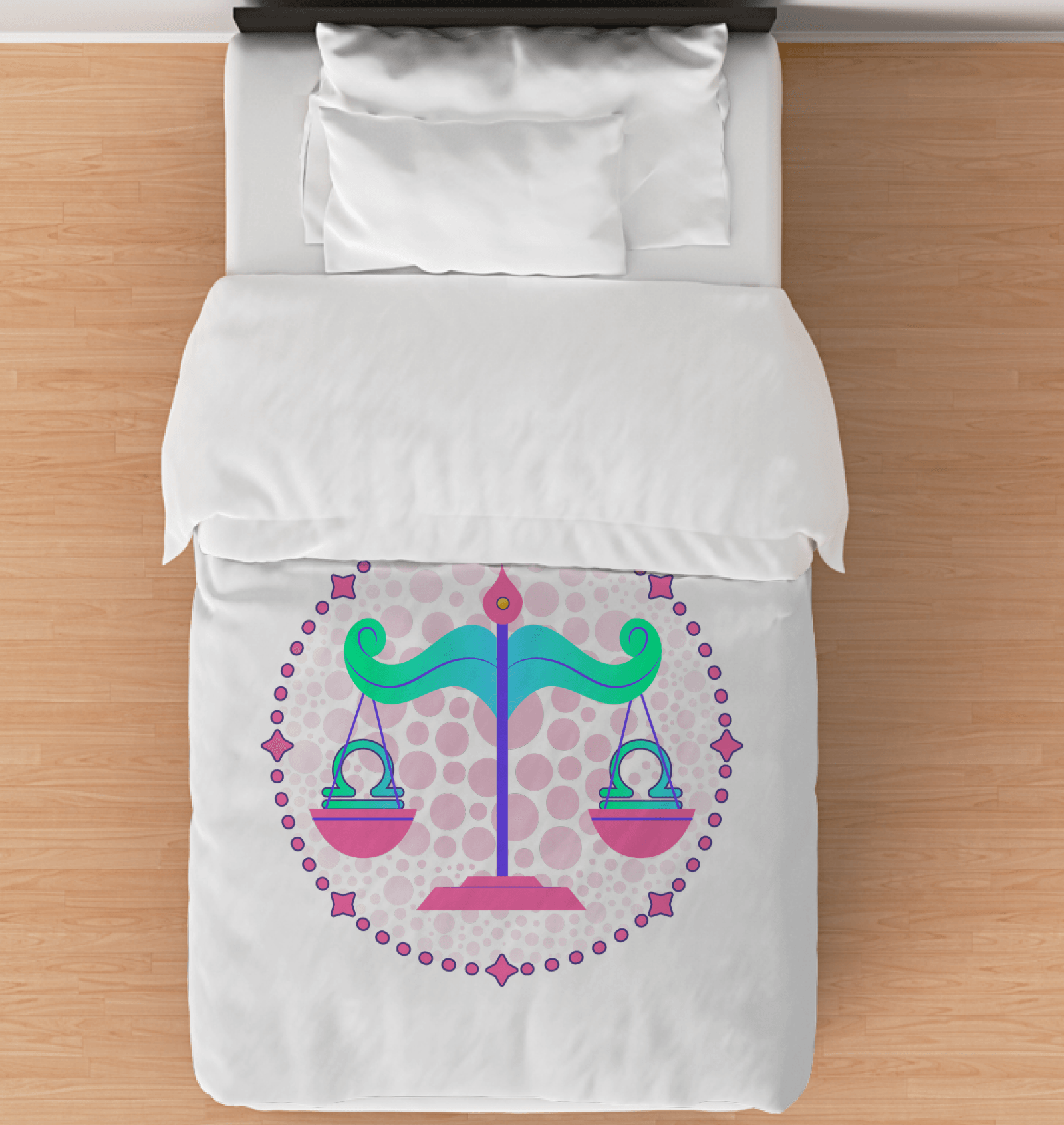 Libra Duvet Cover - Twin | Zodiac Series 1 - Beyond T-shirts