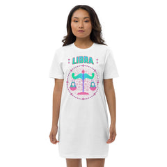 Libra Organic Cotton T-Shirt Dress | Zodiac Series 1 - Beyond T-shirts