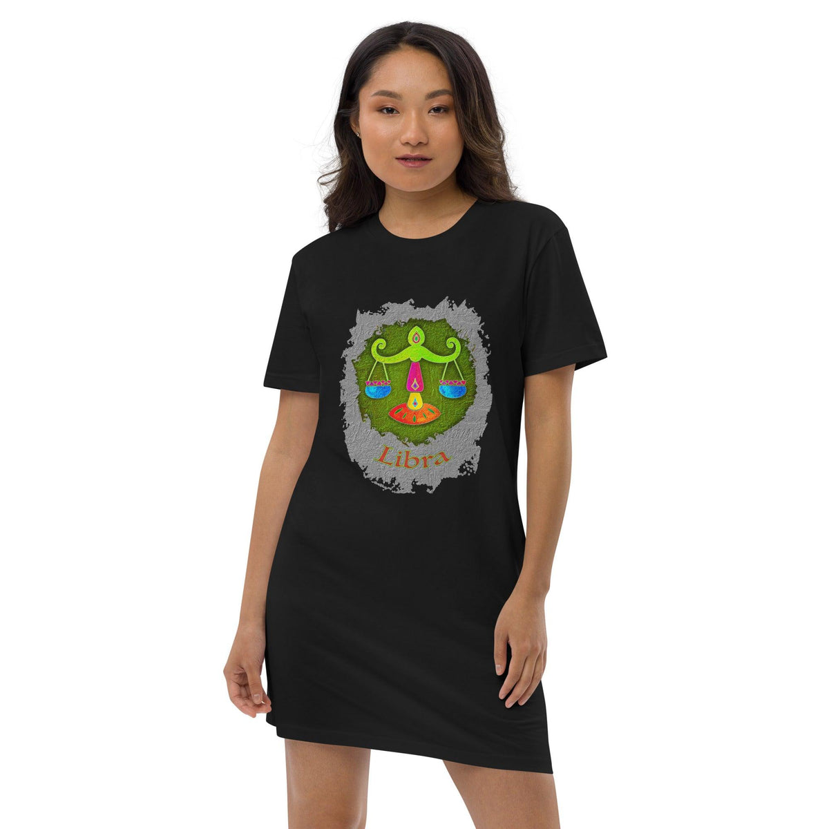 Libra Organic Cotton T-shirt Dress | Zodiac Series 11 - Beyond T-shirts