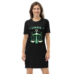 Libra Organic Cotton T-shirt Dress | Zodiac Series 2 - Beyond T-shirts