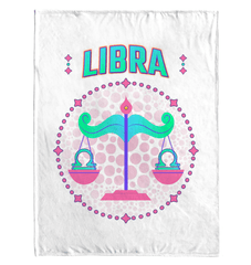 Libra Sherpa Blanket | Zodiac Series 1 - Beyond T-shirts