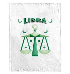 Libra Sherpa Blanket | Zodiac Series 2 - Beyond T-shirts