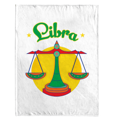 Libra Sherpa Blanket | Zodiac Series 5 - Beyond T-shirts