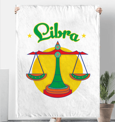 Libra Sherpa Blanket | Zodiac Series 5 - Beyond T-shirts