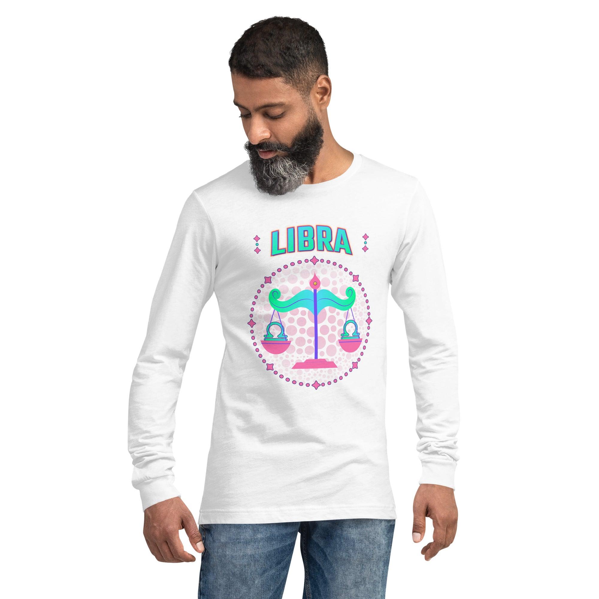 Libra Unisex Long Sleeve Tee | Zodiac Series 1 - Beyond T-shirts