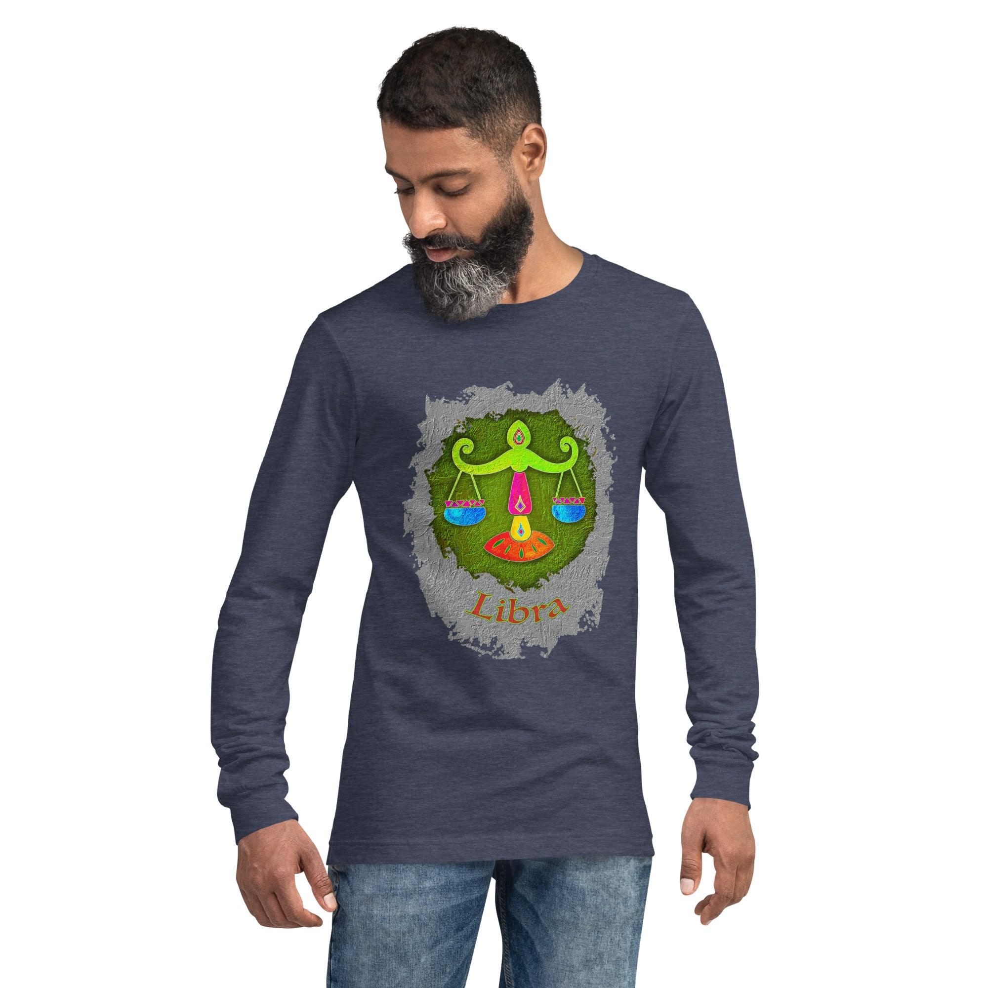 Libra Unisex Long Sleeve Tee | Zodiac Series 11 - Beyond T-shirts