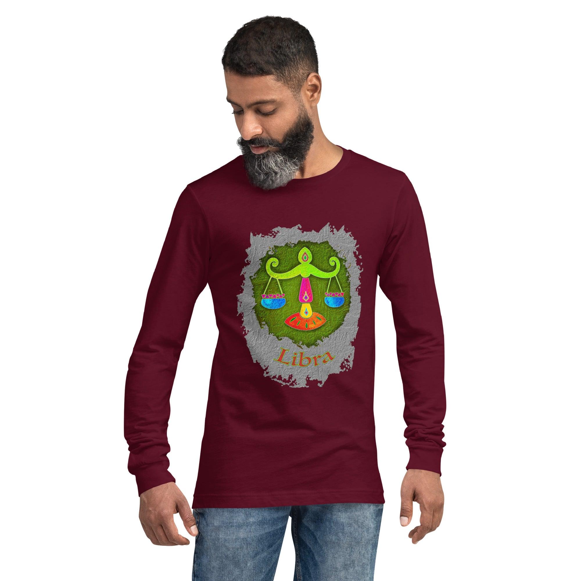 Libra Unisex Long Sleeve Tee | Zodiac Series 11 - Beyond T-shirts