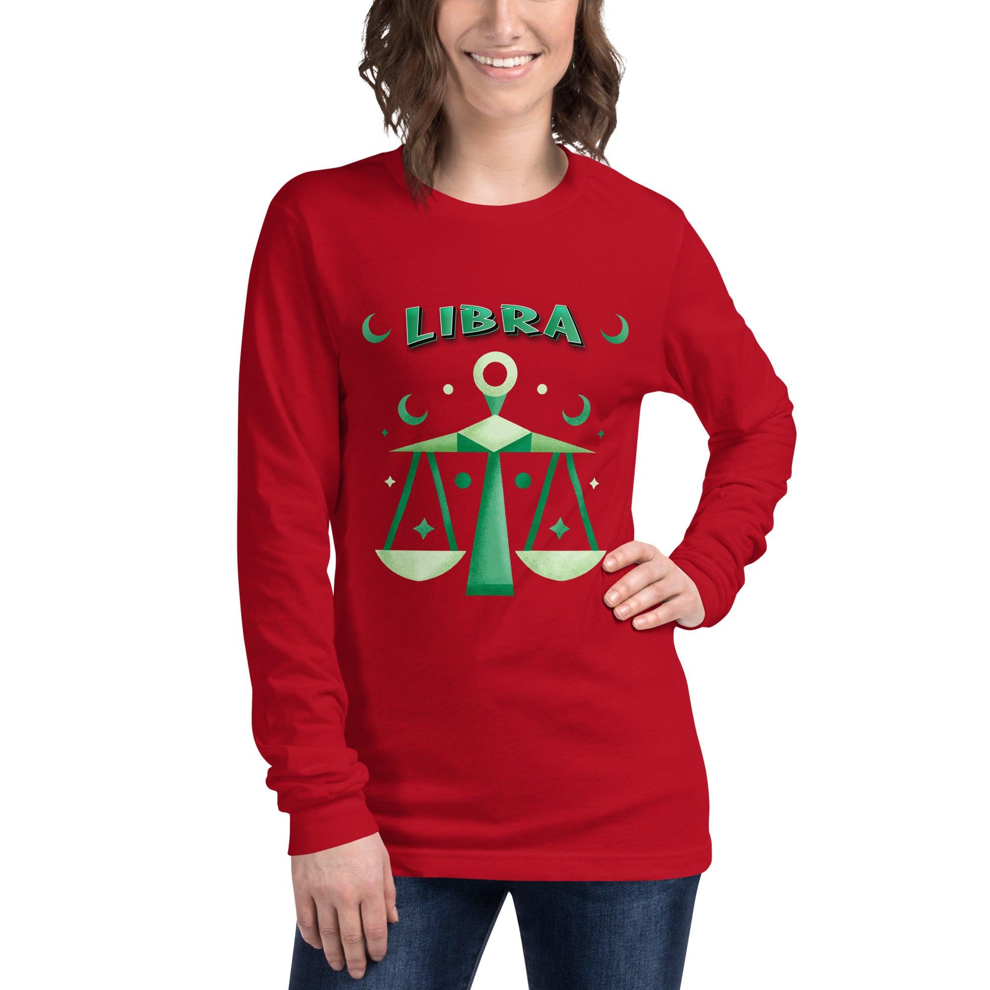 Libra Unisex Long Sleeve Tee | Zodiac Series 2 - Beyond T-shirts