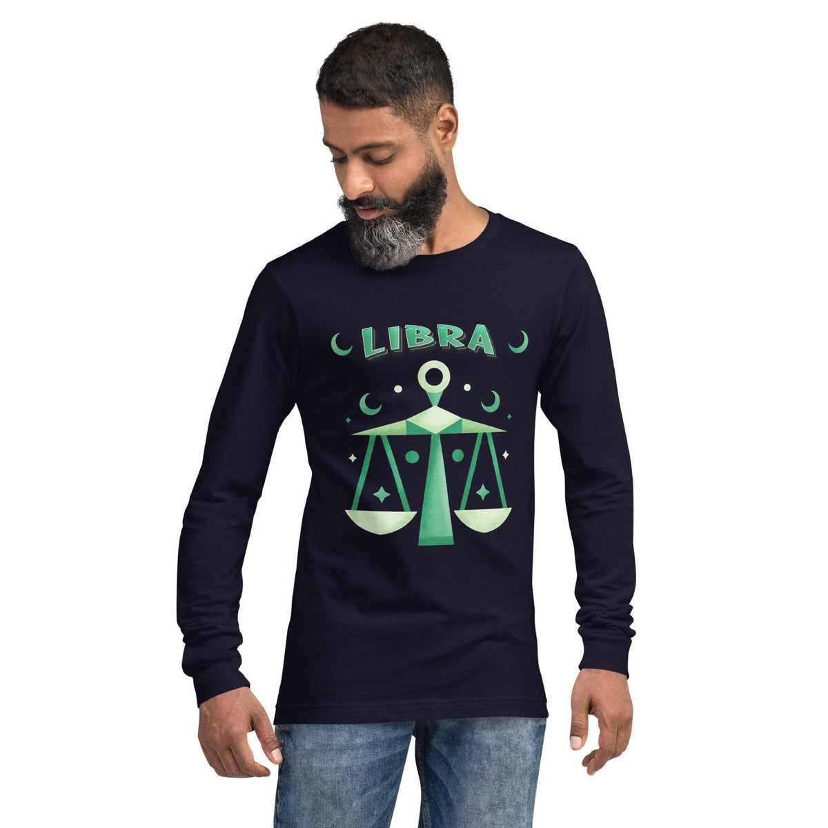 Libra Unisex Long Sleeve Tee | Zodiac Series 2 - Beyond T-shirts