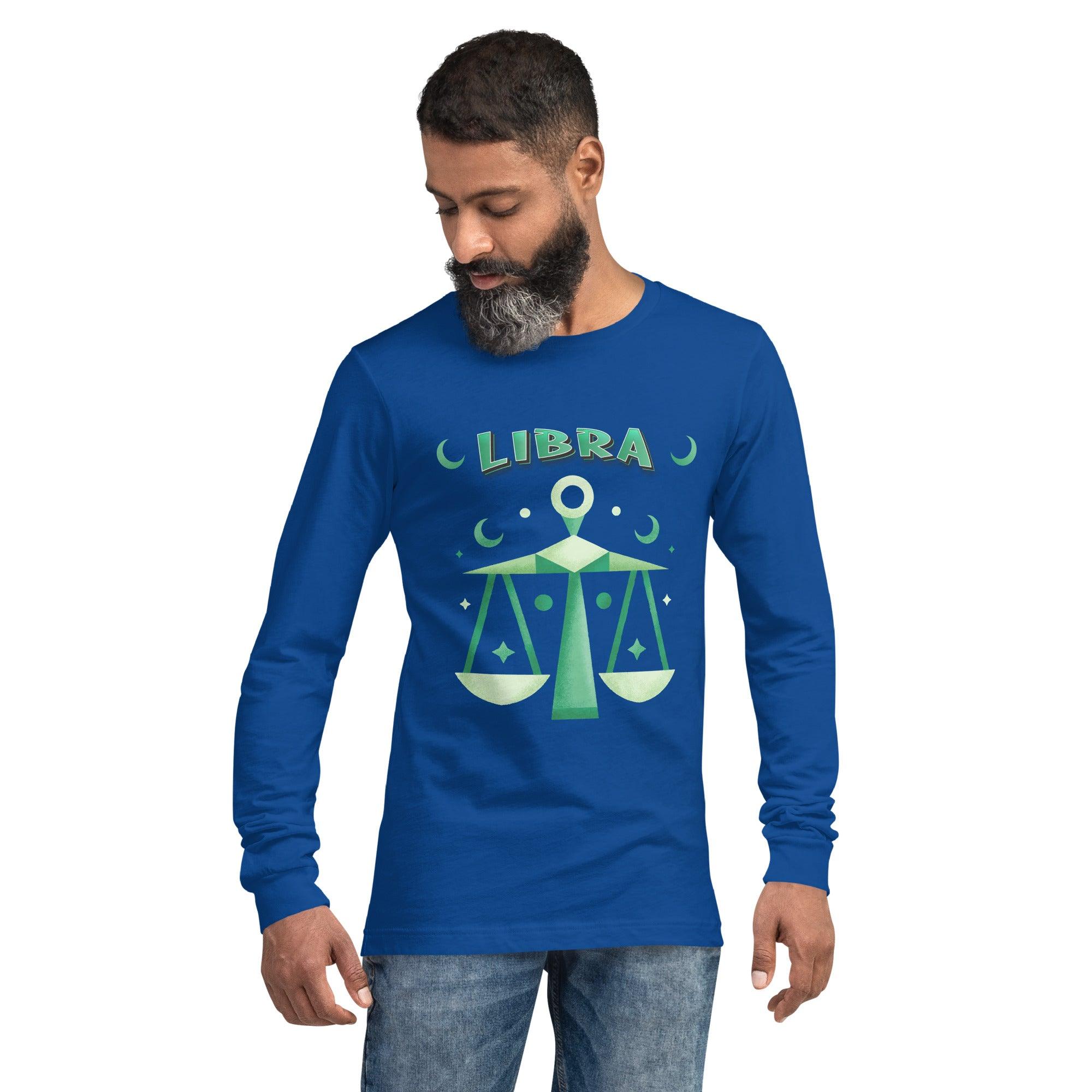 Libra Unisex Long Sleeve Tee | Zodiac Series 2 - Beyond T-shirts