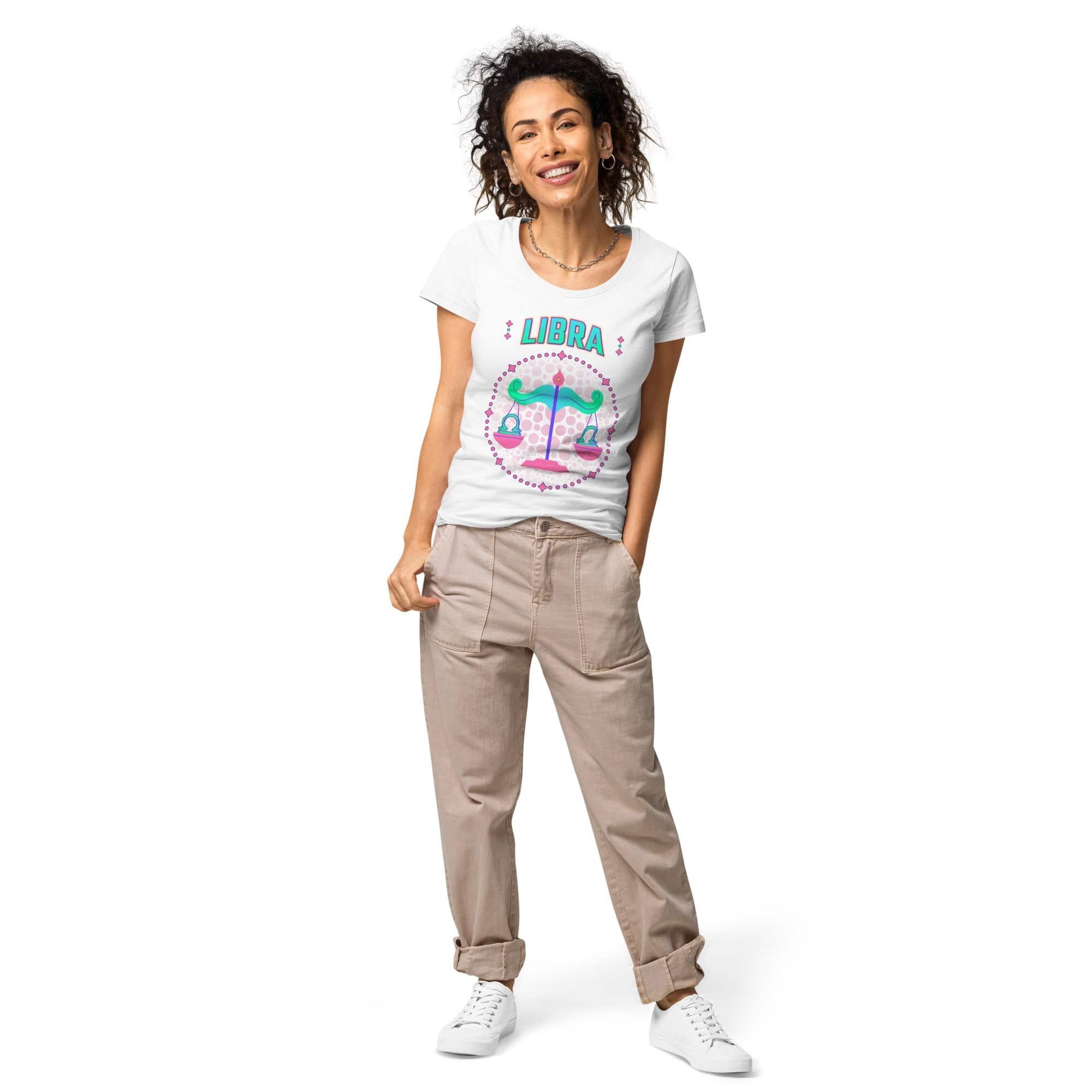 Libra Women’s Basic Organic T-Shirt | Zodiac Series 1 - Beyond T-shirts