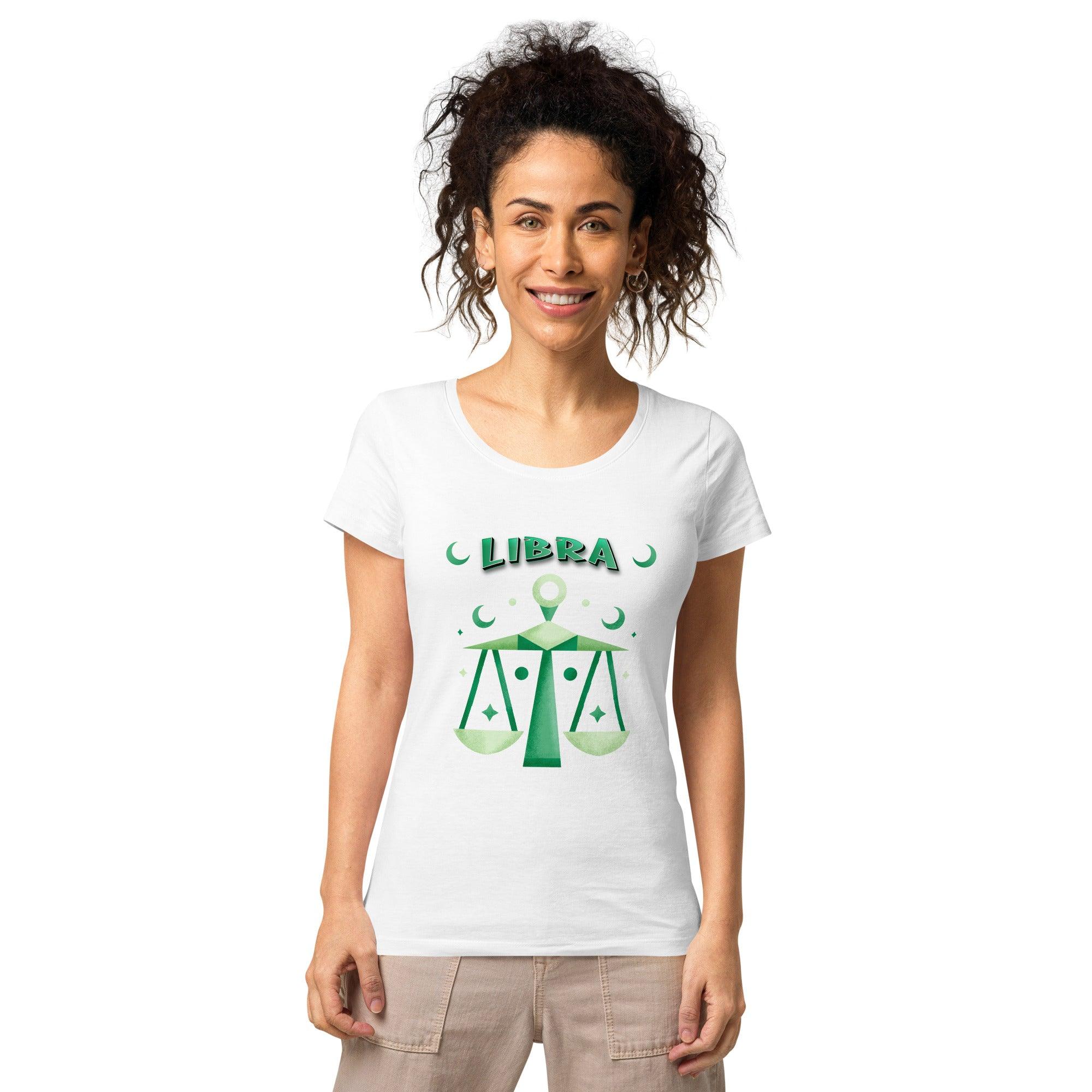 Libra Women’s Basic Organic T-shirt | Zodiac Series 2 - Beyond T-shirts