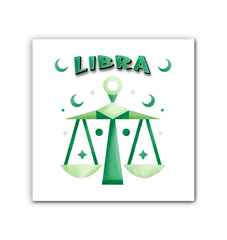 Libra Wrapped Canvas 12x12 | Zodiac Series 2 - Beyond T-shirts