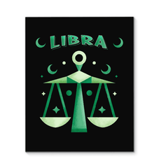 Libra Wrapped Canvas 16x20 | Zodiac Series 2 - Beyond T-shirts