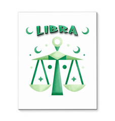 Libra Wrapped Canvas 16x20 | Zodiac Series 2 - Beyond T-shirts