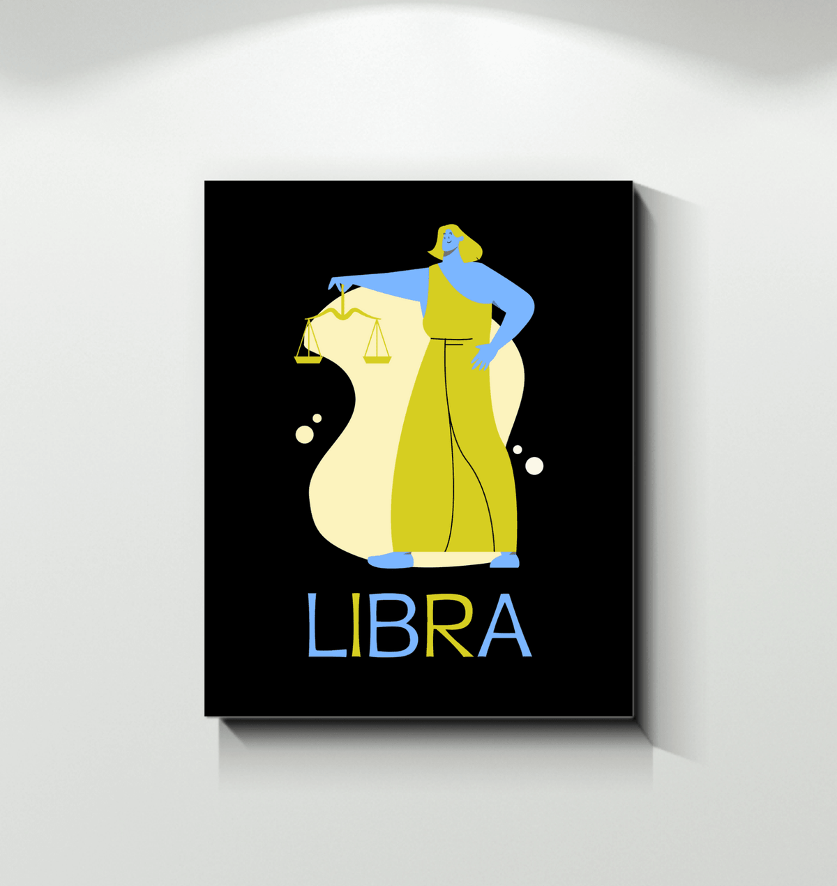 Libra Wrapped Canvas 16x20 | Zodiac Series 4 - Beyond T-shirts