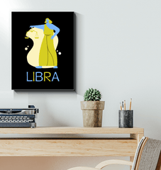 Libra Wrapped Canvas 16x20 | Zodiac Series 4 - Beyond T-shirts