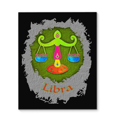 Libra Wrapped Canvas | Zodiac series 11 - Beyond T-shirts