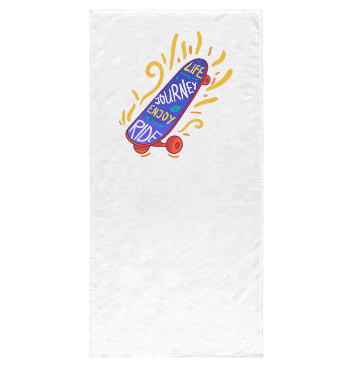 Life Is A Journey Bath Towel - Beyond T-shirts