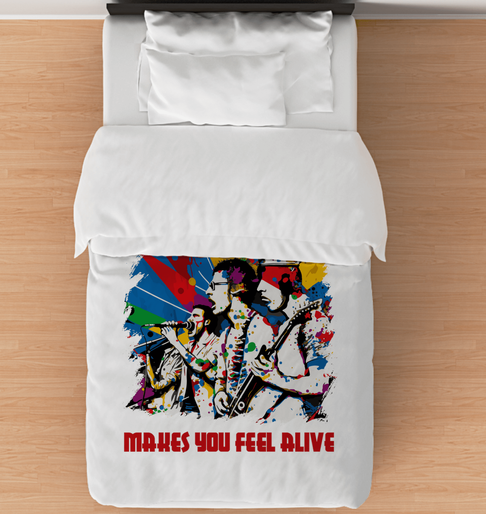 Makes You Feel Alive Comforter - Twin - Beyond T-shirts