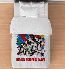 Makes You Feel Alive Duvet Cover - Beyond T-shirts
