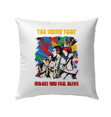 Makes You Feel Alive Outdoor Pillow - Beyond T-shirts