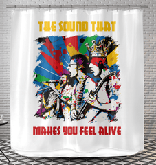 Makes You Feel Alive Shower Curtain - Beyond T-shirts