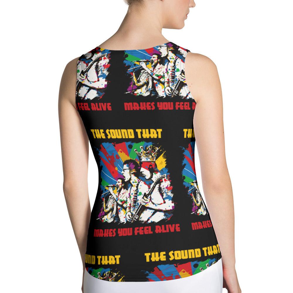 Makes You Feel Alive Sublimation Cut & Sew Tank Top - Beyond T-shirts