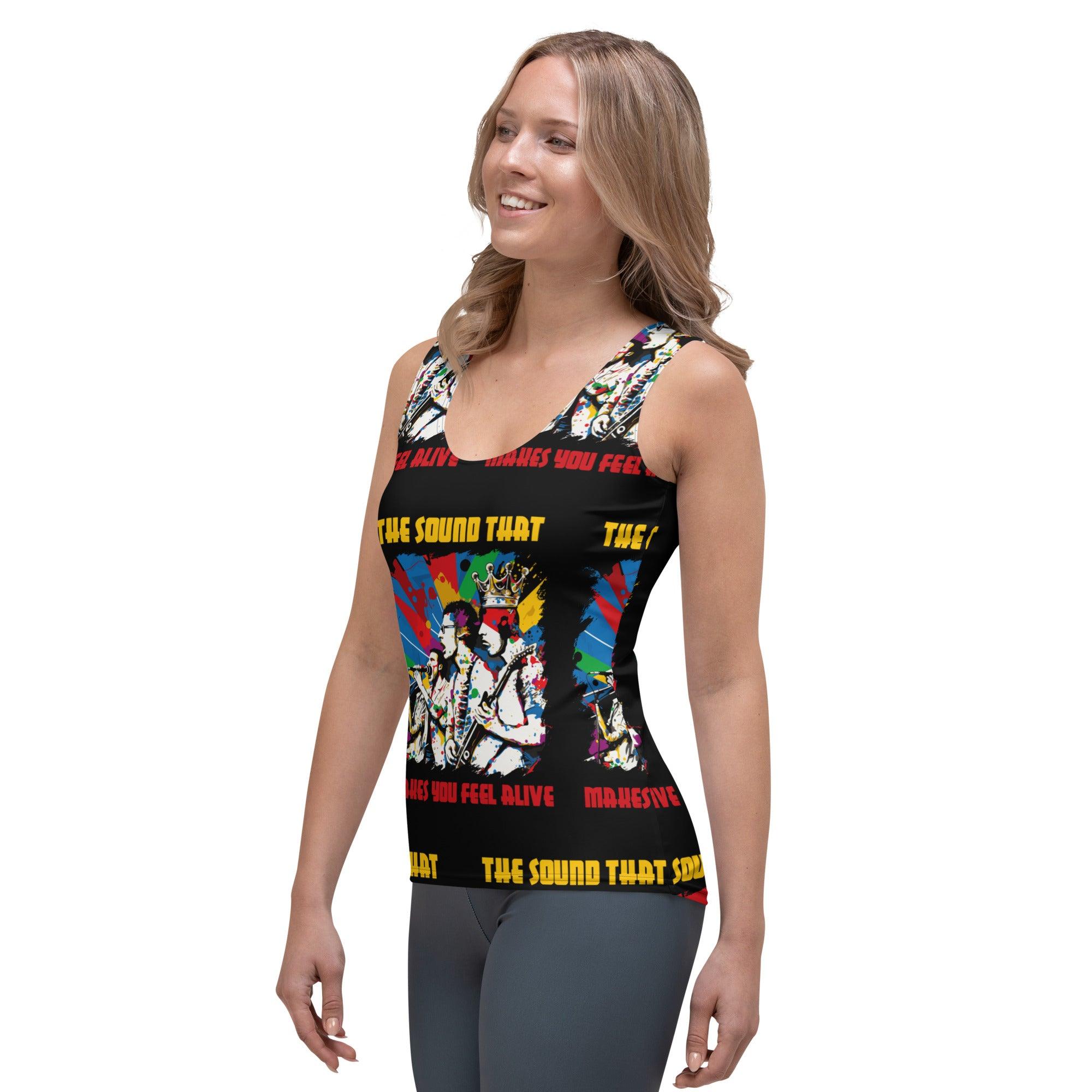 Makes You Feel Alive Sublimation Cut & Sew Tank Top - Beyond T-shirts