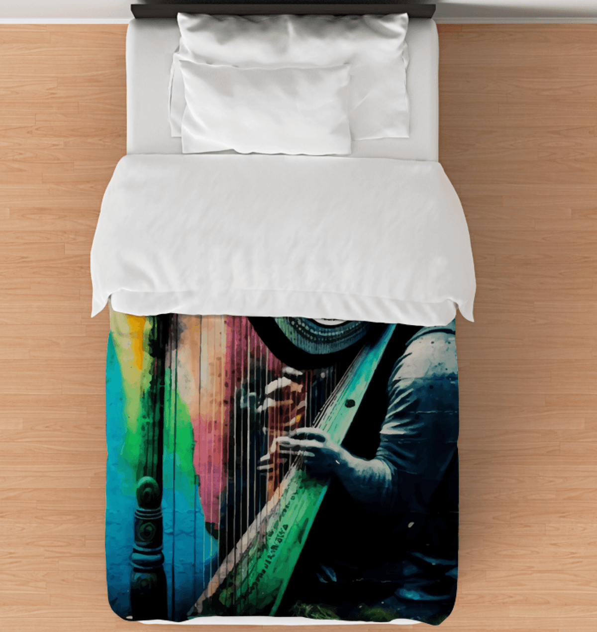 Making Magic With Those Strings Comforter - Twin - Beyond T-shirts