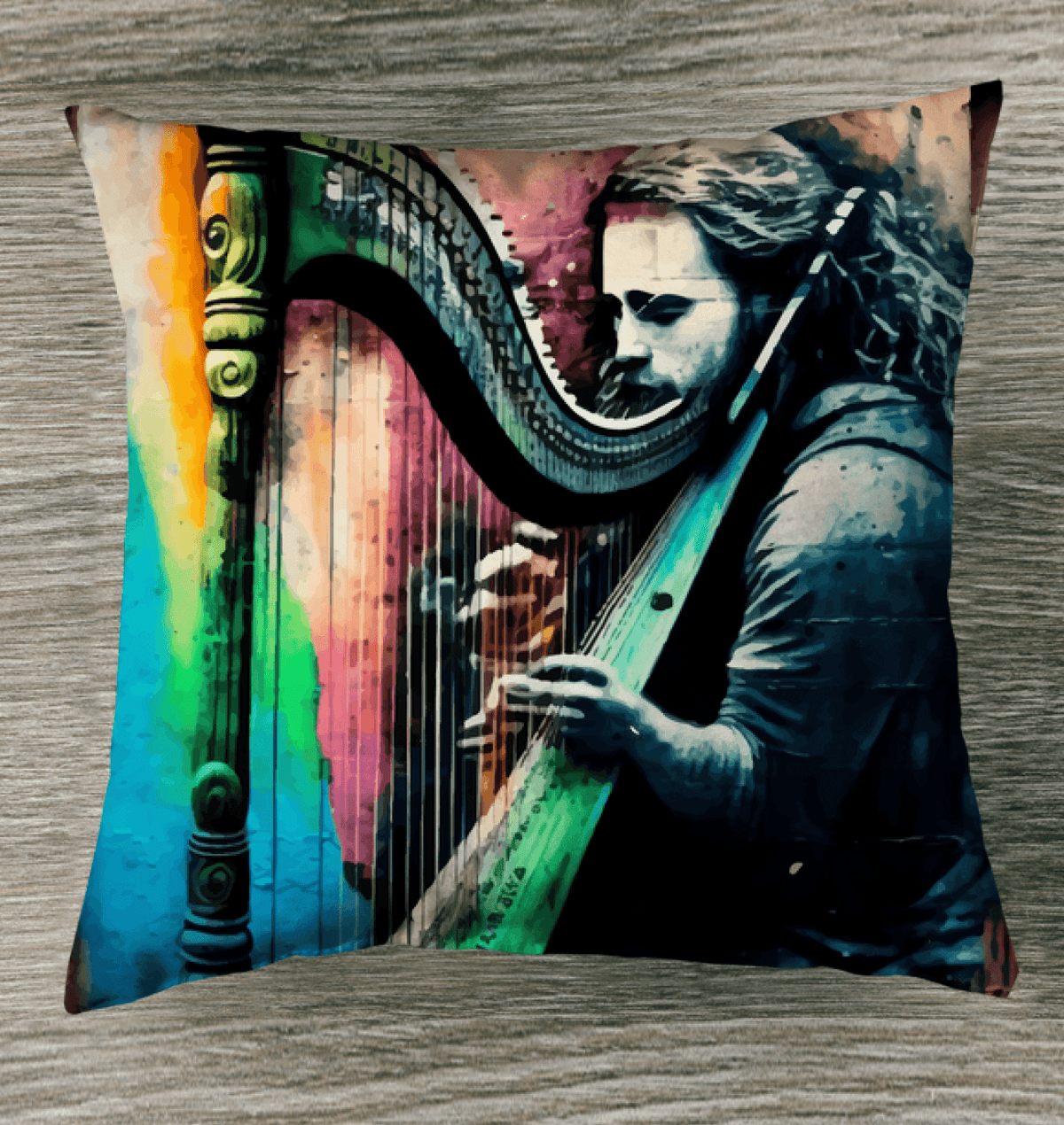 Making Magic With Those Strings Indoor Pillow - Beyond T-shirts