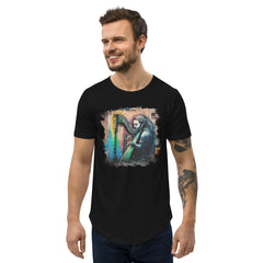 Making Magic With Those Strings Men's Curved Hem T-Shirt - Beyond T-shirts