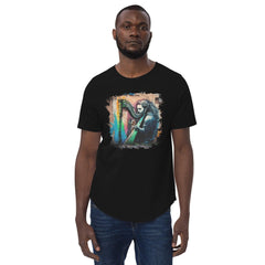 Making Magic With Those Strings Men's Curved Hem T-Shirt - Beyond T-shirts