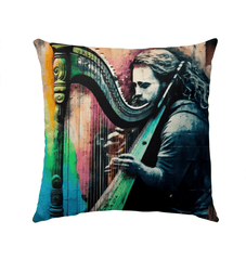 Making Magic With Those Strings Outdoor Pillow - Beyond T-shirts