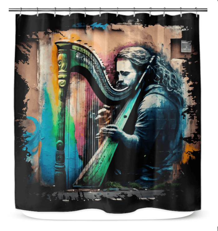 Making Magic With Those Strings Shower Curtain - Beyond T-shirts