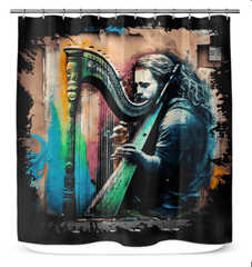 Making Magic With Those Strings Shower Curtain - Beyond T-shirts