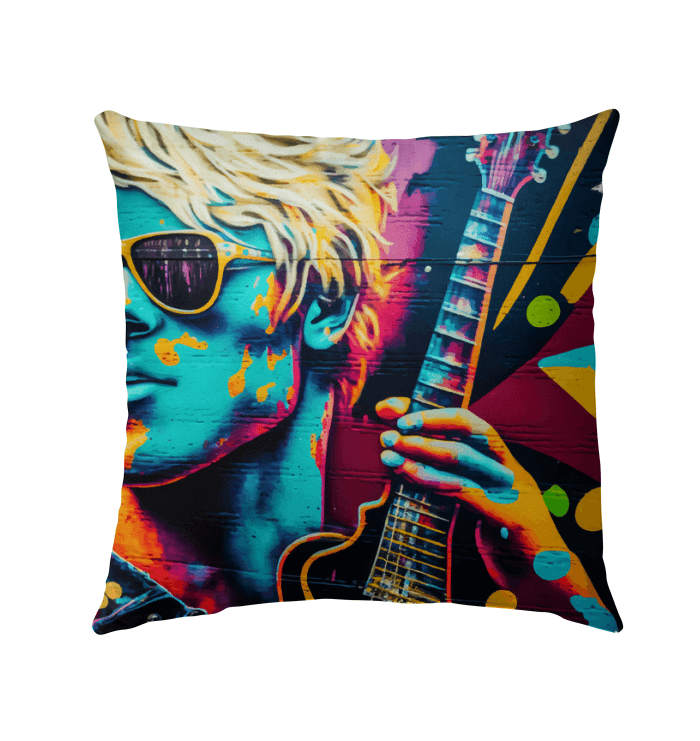 Making Music Come Alive Outdoor Pillow - Beyond T-shirts