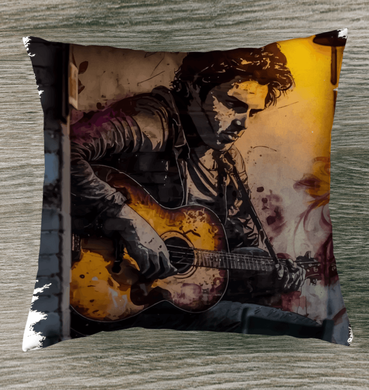 Making Music Come Alive Outdoor Pillow - Beyond T-shirts