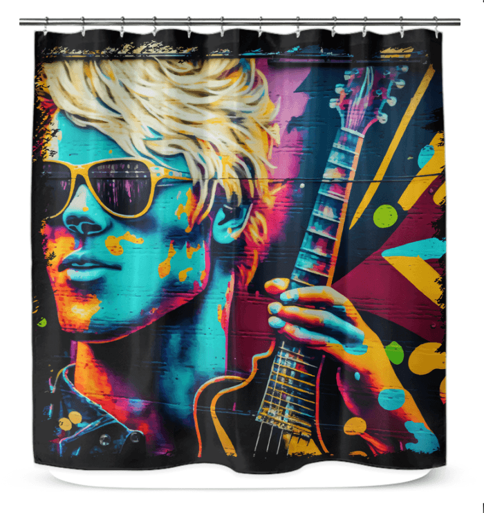 Making Music Come Alive Shower Curtain - Beyond T-shirts