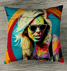 Making Music, Telling Stories Outdoor Pillow - Beyond T-shirts