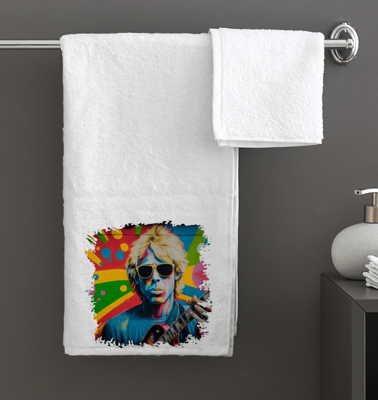 Making Musical Waves Bath Towel - Beyond T-shirts