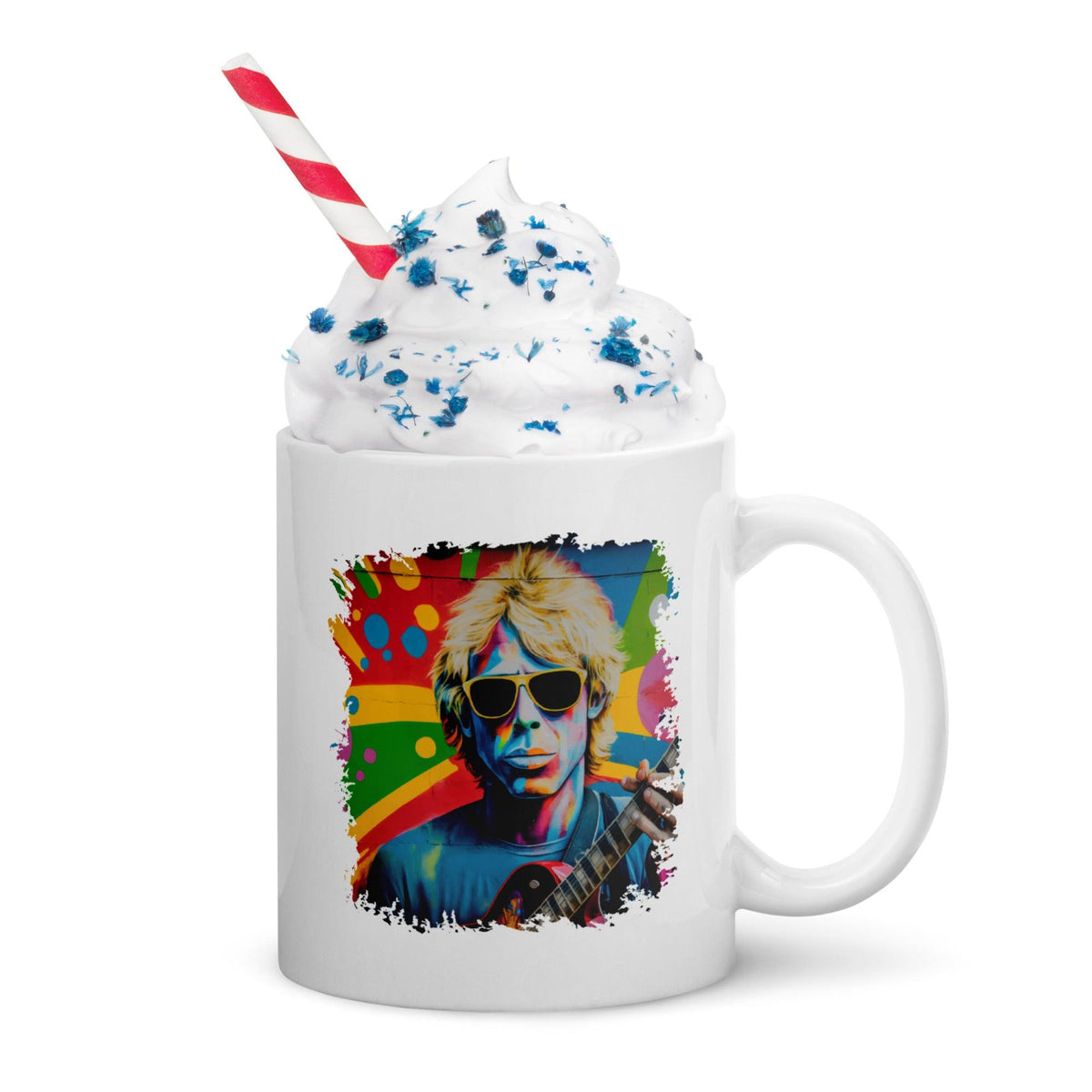 Making Musical Waves White Glossy Mug - Beyond T-shirts