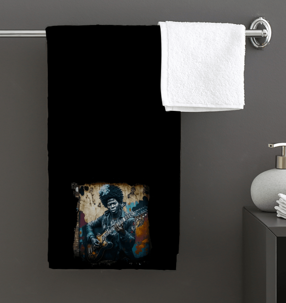 Master Of The Six String Bath Towel - Beyond T-shirts