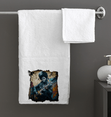 Master Of The Six String Bath Towel - Beyond T-shirts