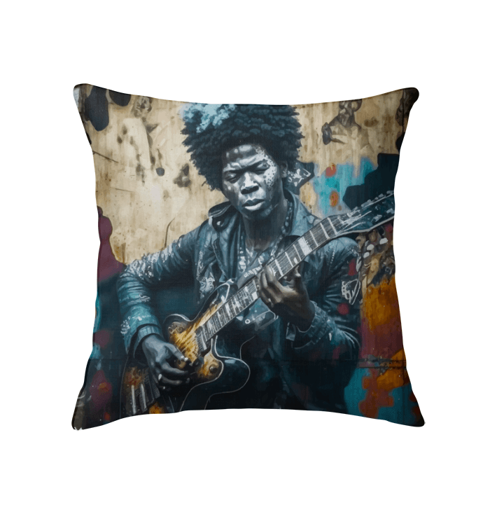 Master Of The Six String Indoor Pillow - Beyond T-shirts