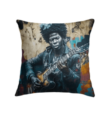 Master Of The Six String Indoor Pillow - Beyond T-shirts